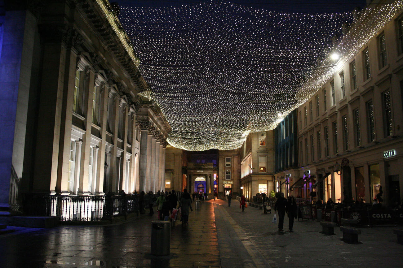 Glasgow Glasgow at night