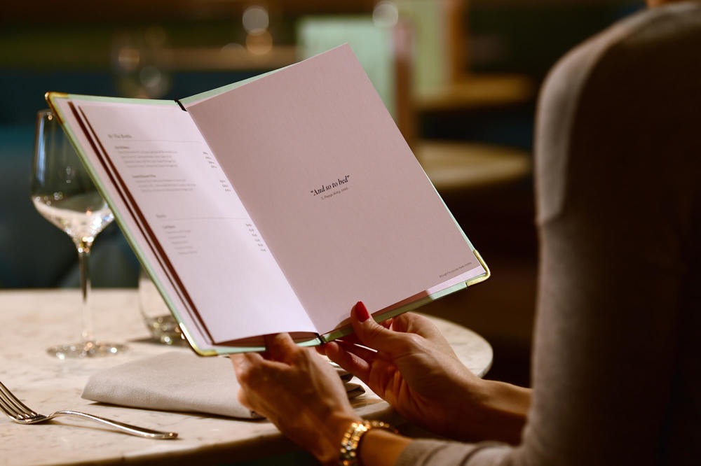 The Lampery, Copthall Avenue at Apex London Wall Hotel Menu at The Lampery