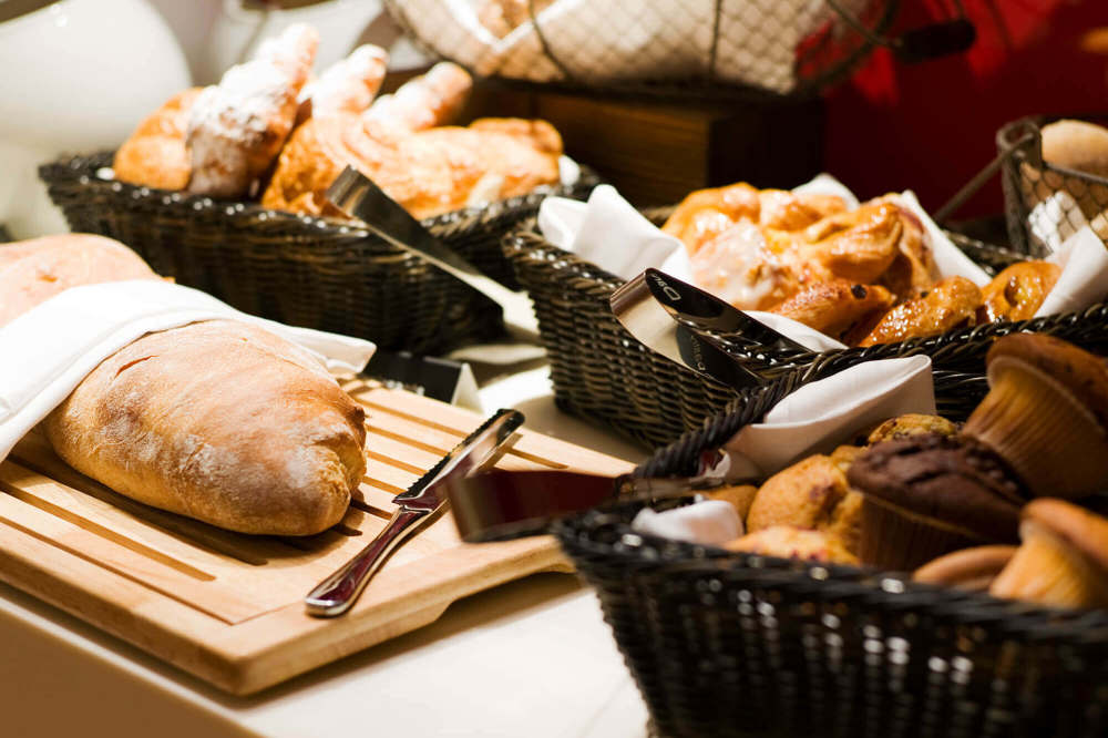 Breakfast at Chambers breakfast bread selection