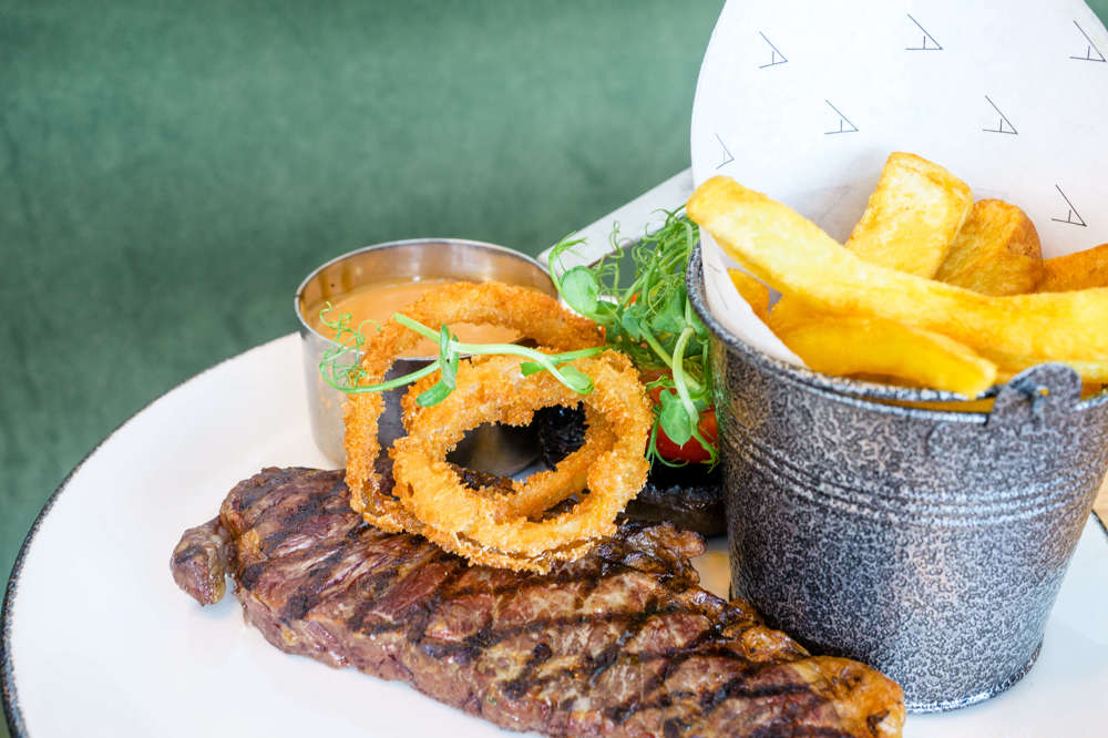 Steak at Quayside Bar & Grill Steak at Quayside Bar & Grill