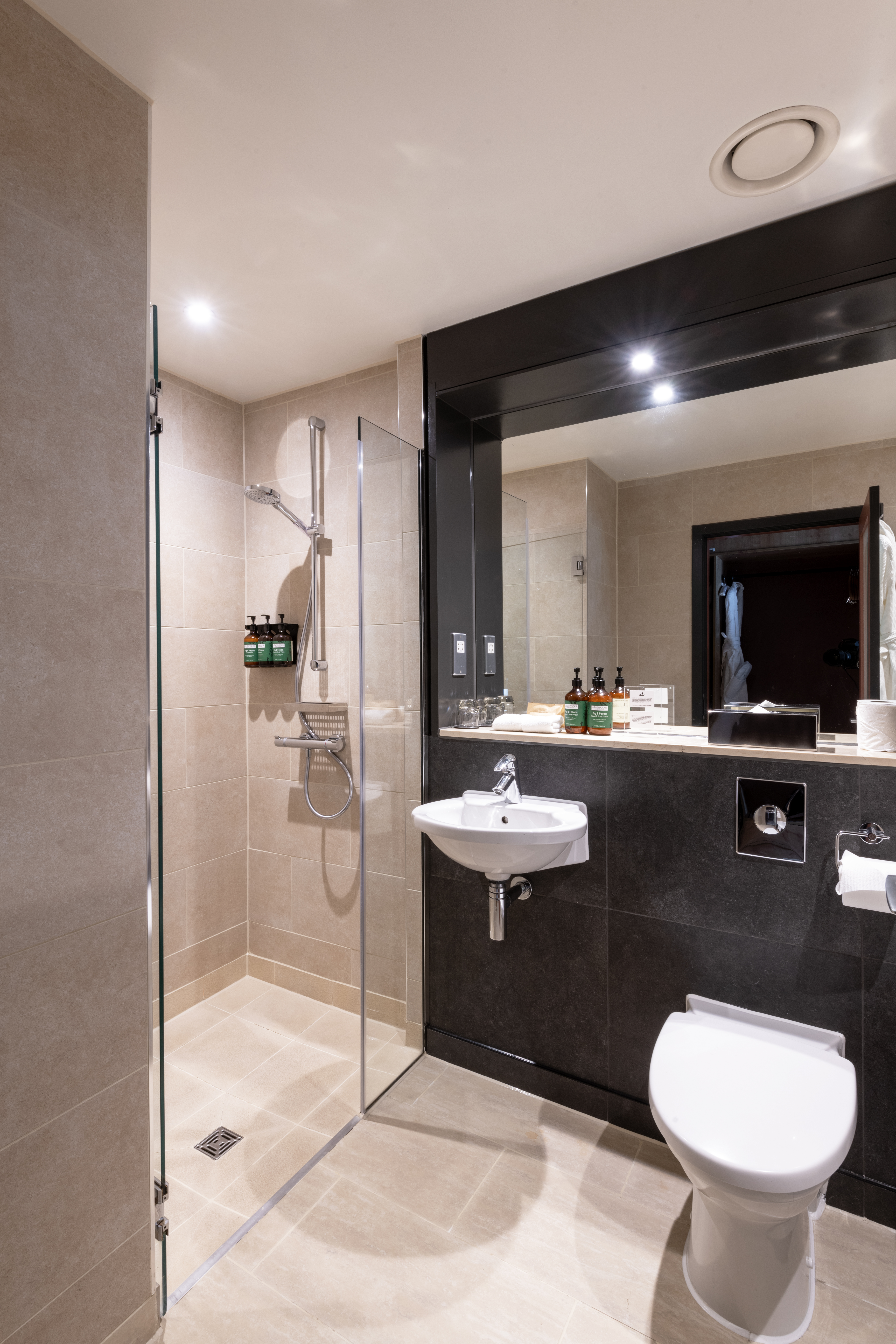 Castle View King Room Bathroom