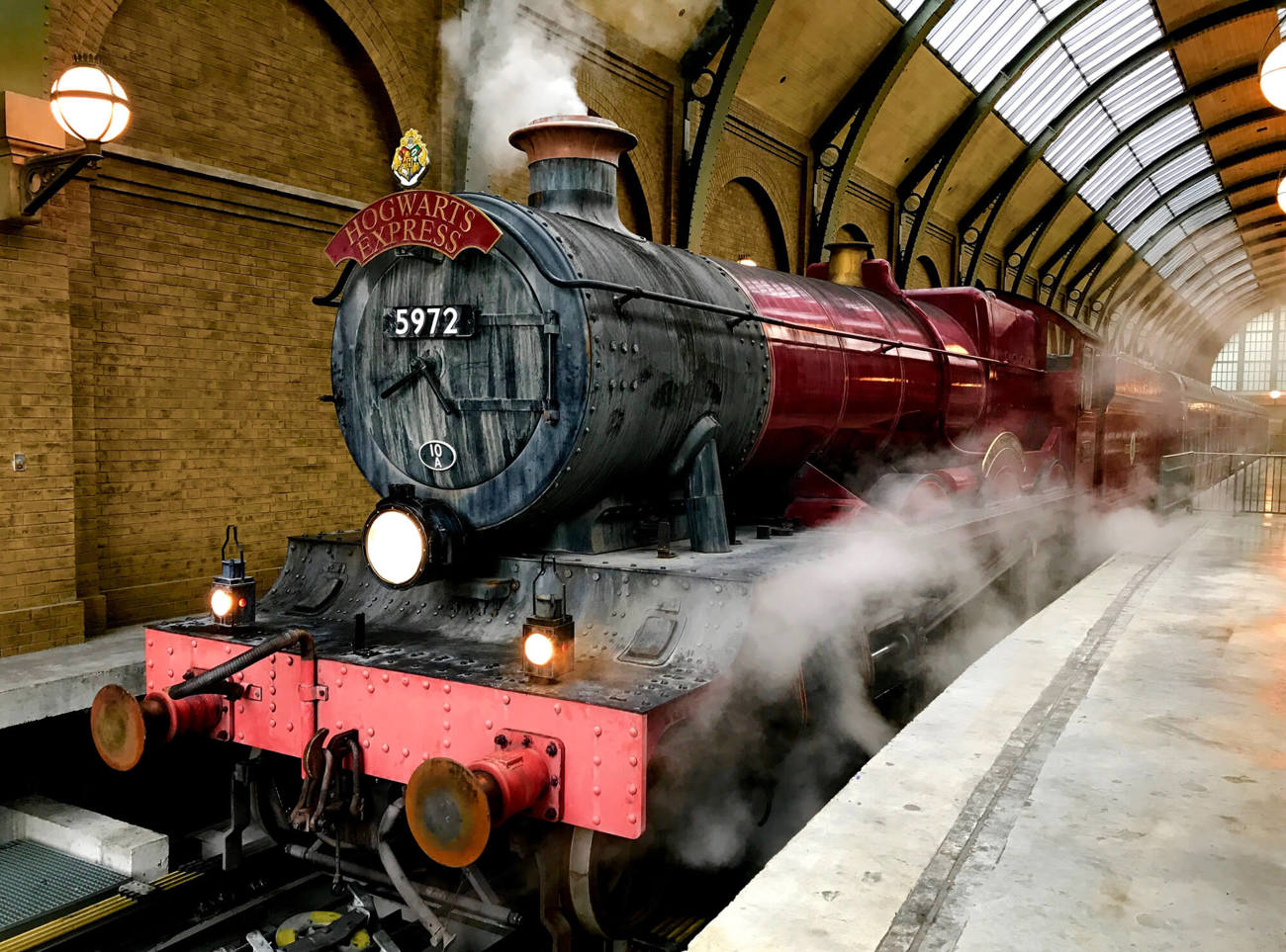 Hogwarts Express at Harry Potter Studio Tour Hogwarts Express train at Harry Potter Studio Tour