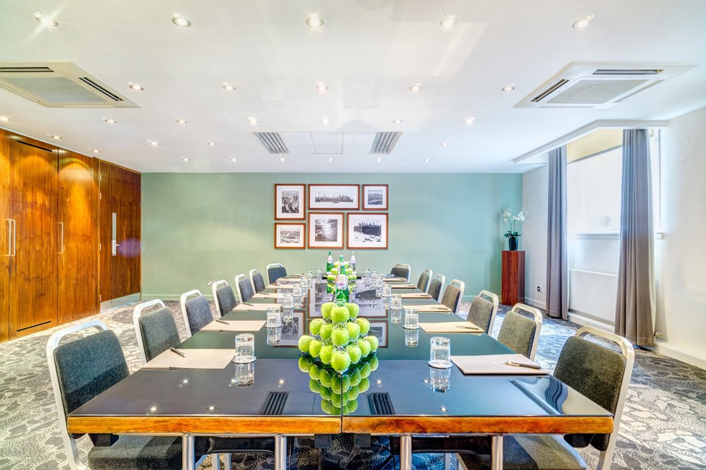 Sydney room set up boardroom style for meeting