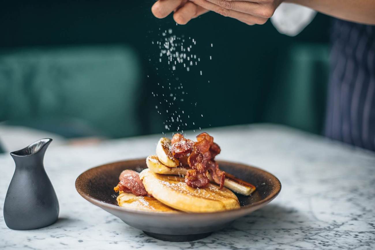 Brunch at The Lampery Pancakes at The Lampery