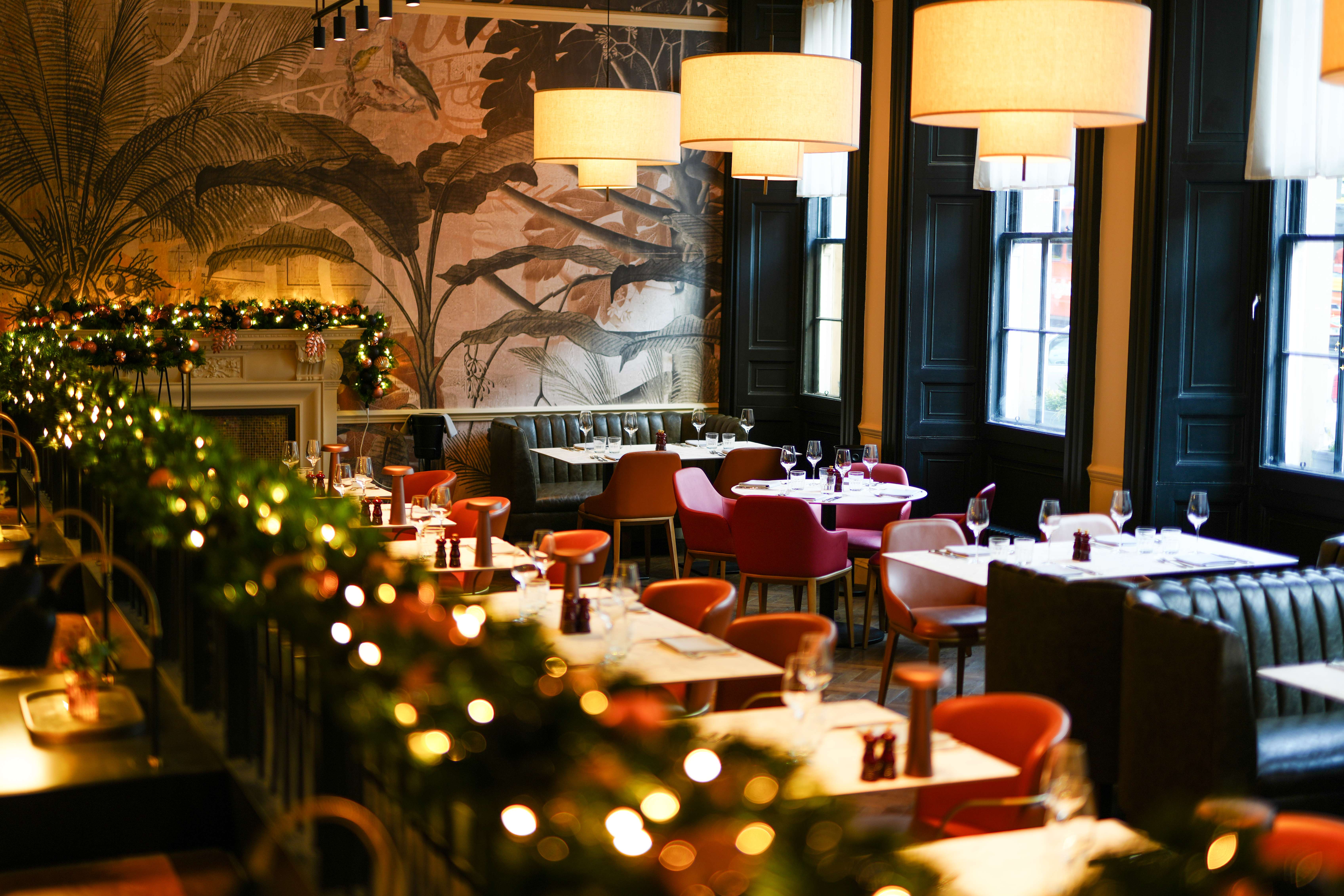 liberte brasserie restaurant at christmas 