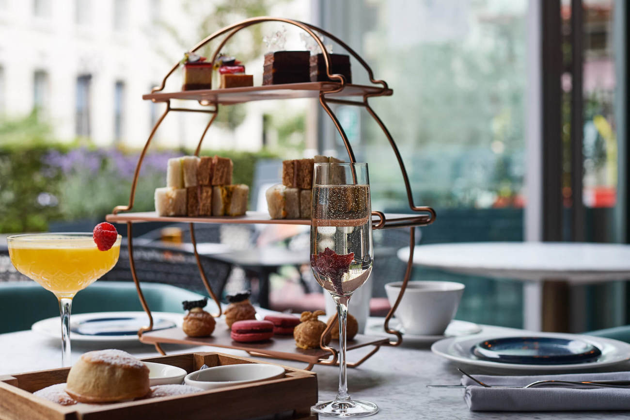 Afternoon tea at The Lampery Afternoon tea at The Lampery with cocktails