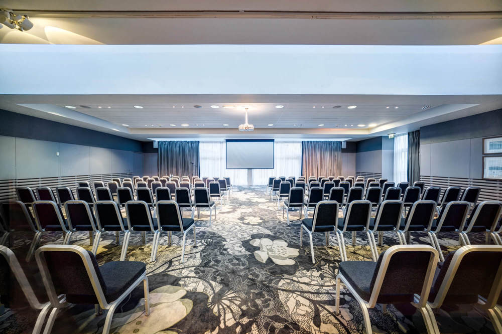 City Quay Suite set up theatre style for conference