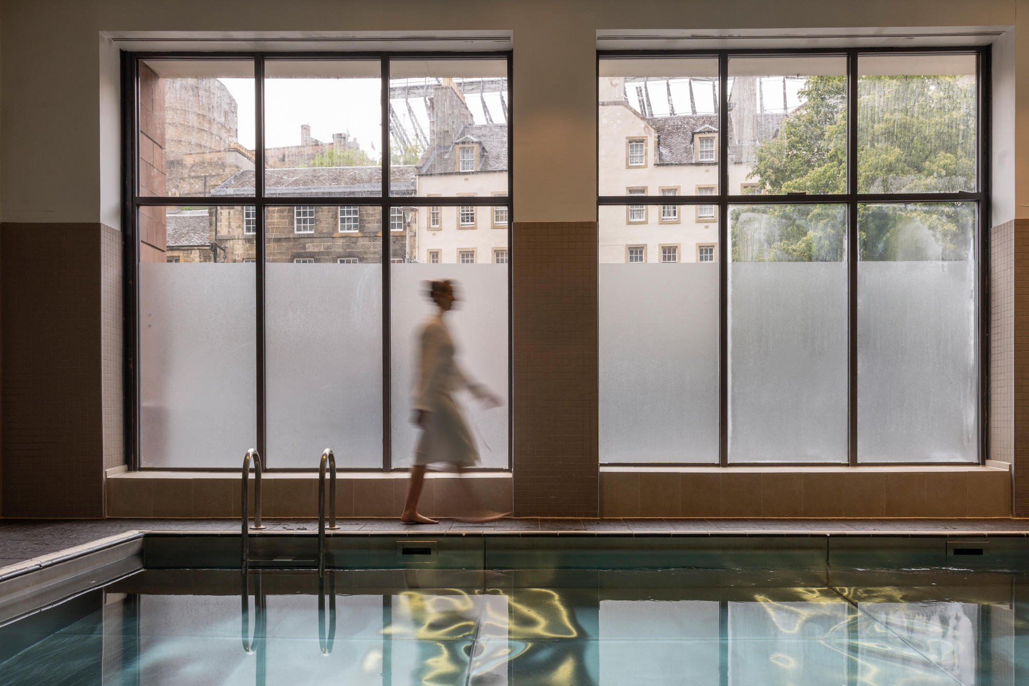 pool at apex grassmarket hotel
