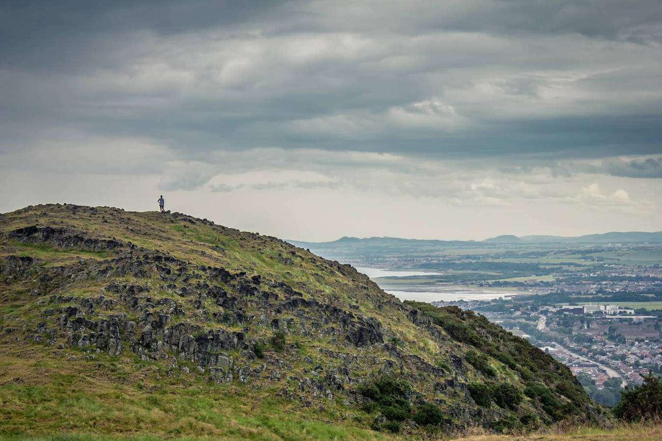 Holyrood Park Views from the top of Arthur Seat