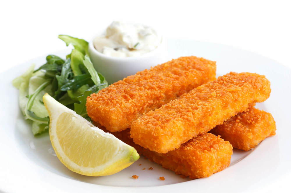 Kids Menu Fish Fingers Kids Menu