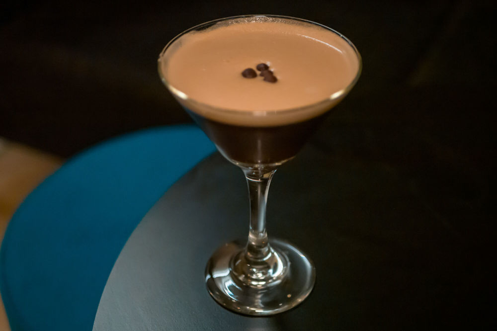 Cocktails at The Orange Artichoke Espresso martini