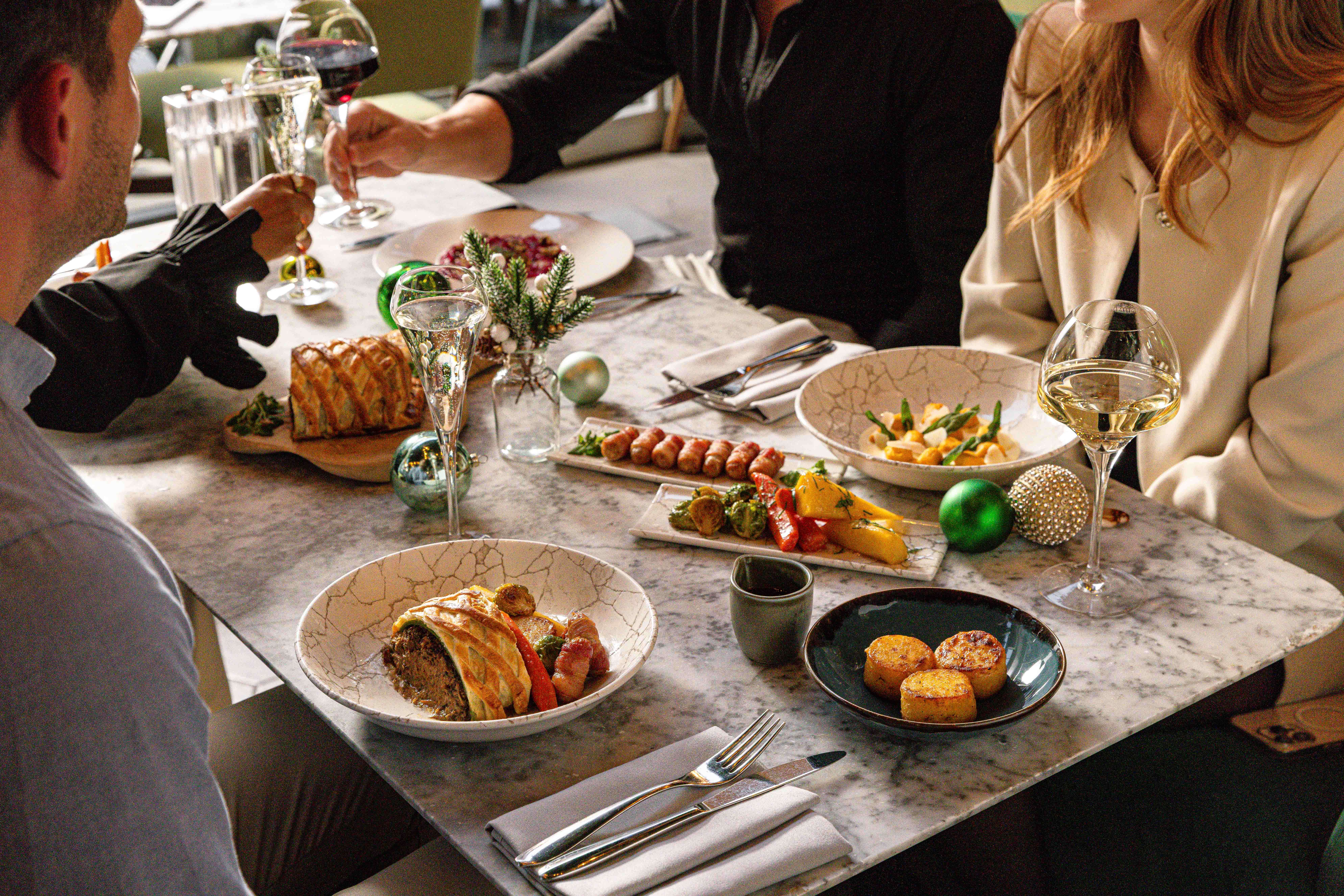 festive private dining at apex city of bath hotel