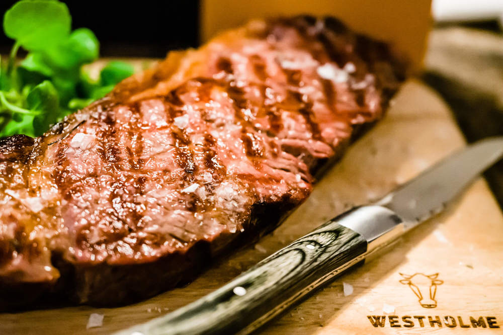 Dining at Off The Wall Bar & Grill Steak at Off The Wall Bar & Grill