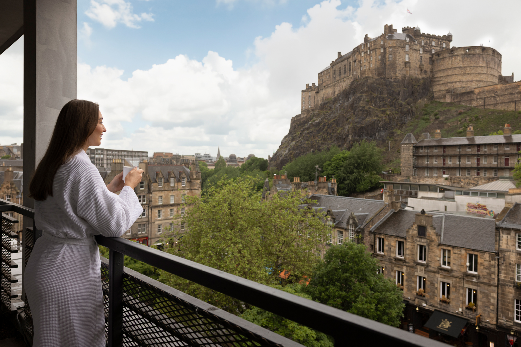 edinburgh castle hotel view at apex grassmarket hotel