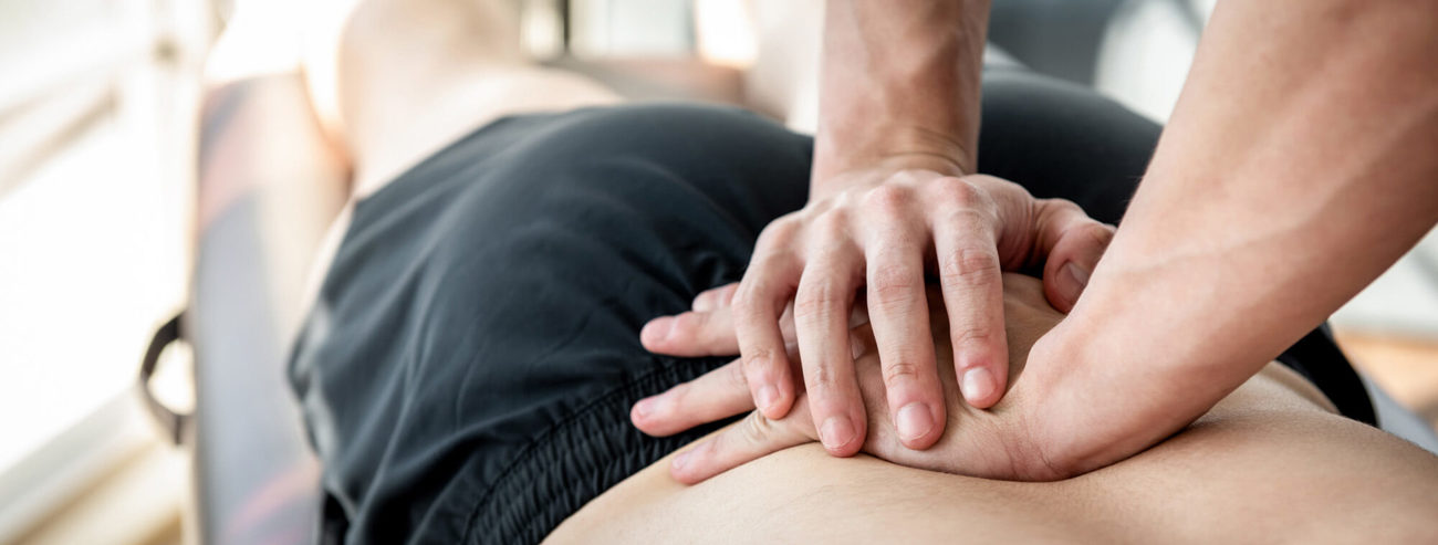 Relaxing back massage Back massage