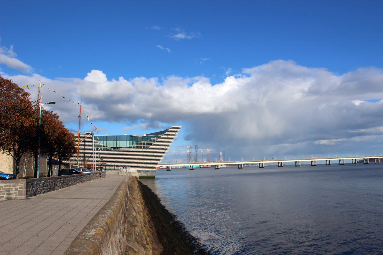 The River Tay in Dundee Dundee and River Tay
