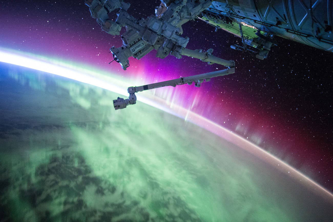 Dynamic Earth, Edinburgh. Earth as seen from space.